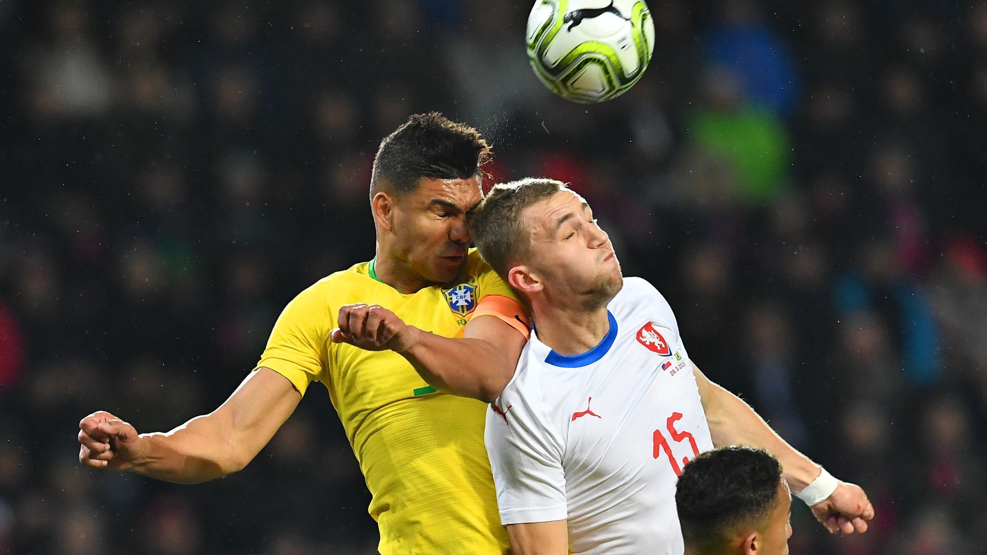 Casemiro Tomas Soucek Brazil Czech Republic Friendly 26032019