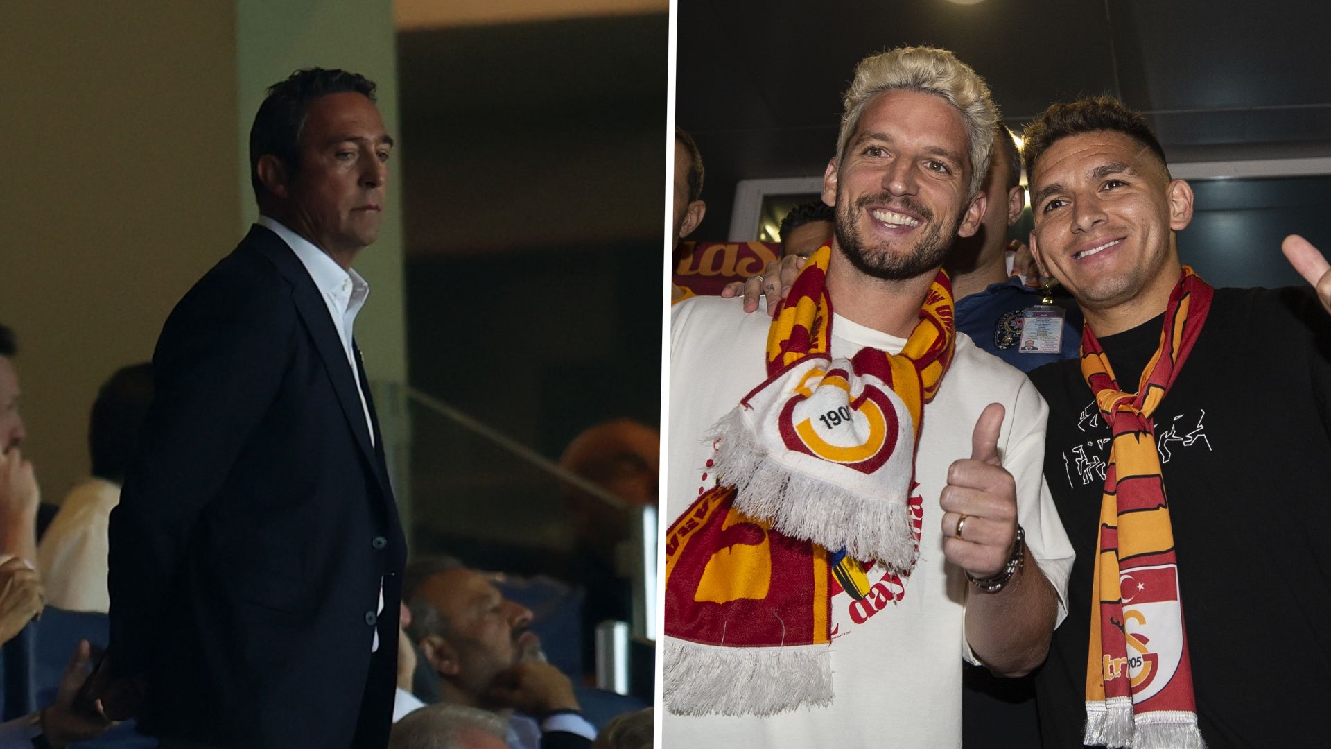 Ali Koç & Dries Mertens & Lucas Torreira