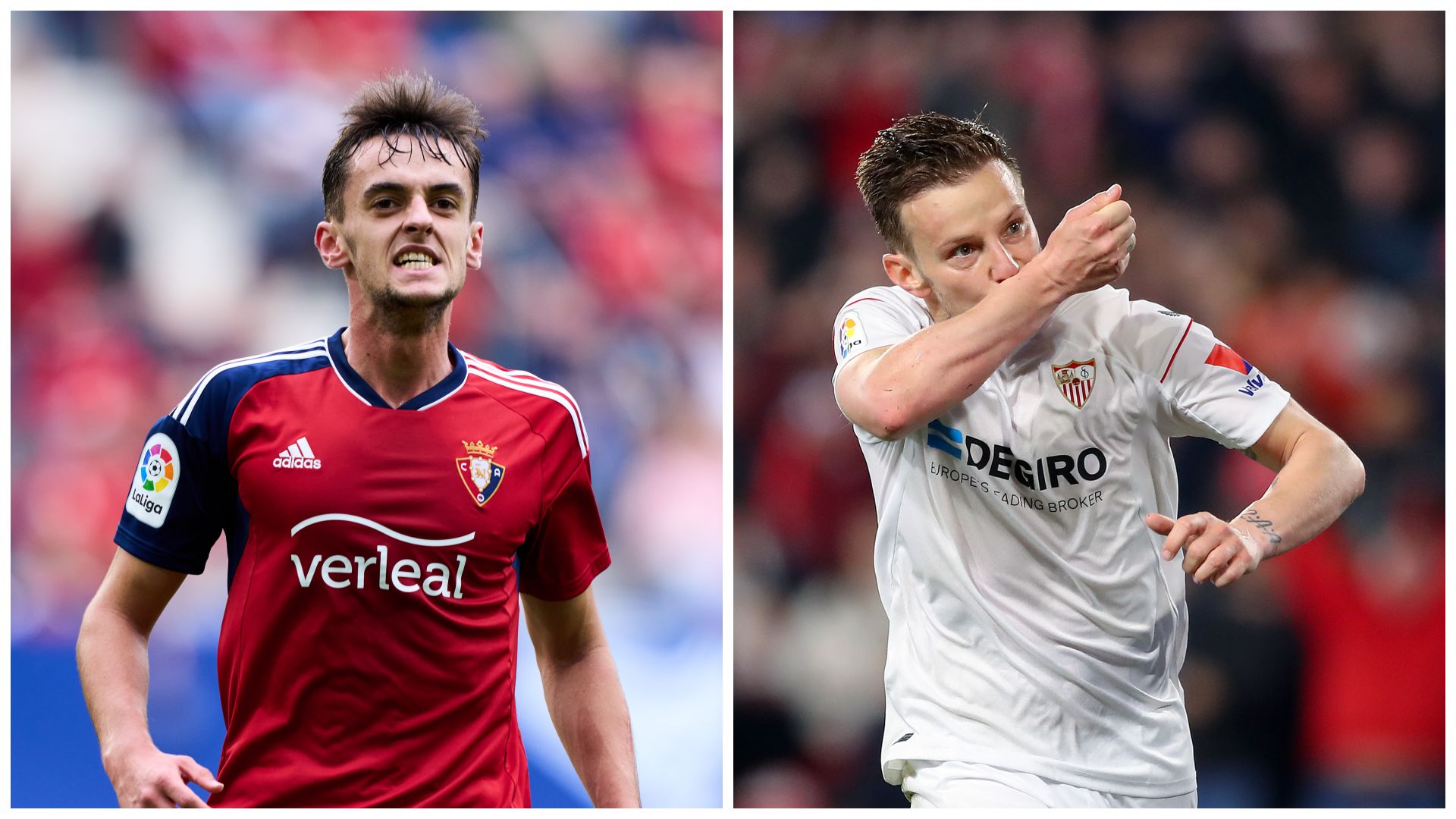 Aimar Oroz Ivan Rakitic Osasuna Sevilla