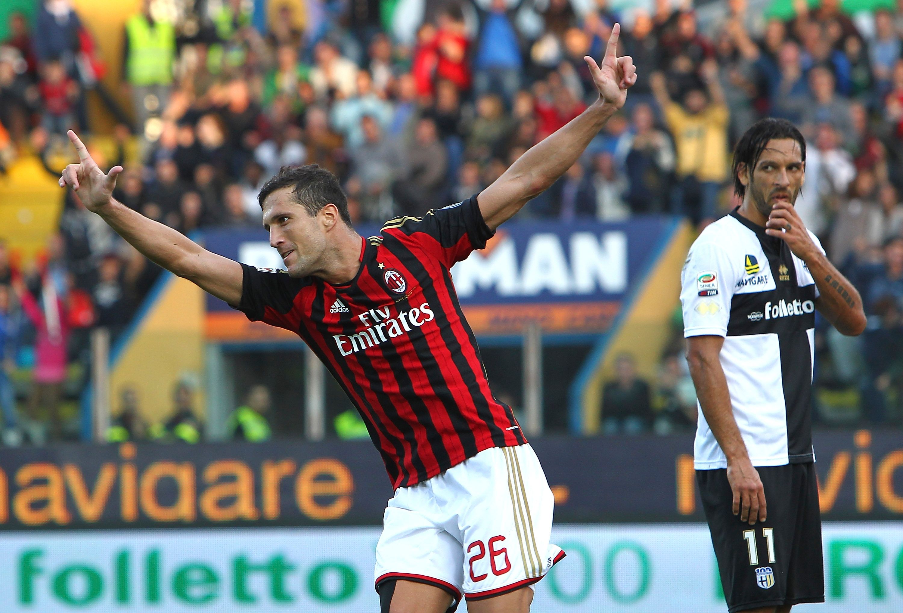 Milan defender Matias Silvestre