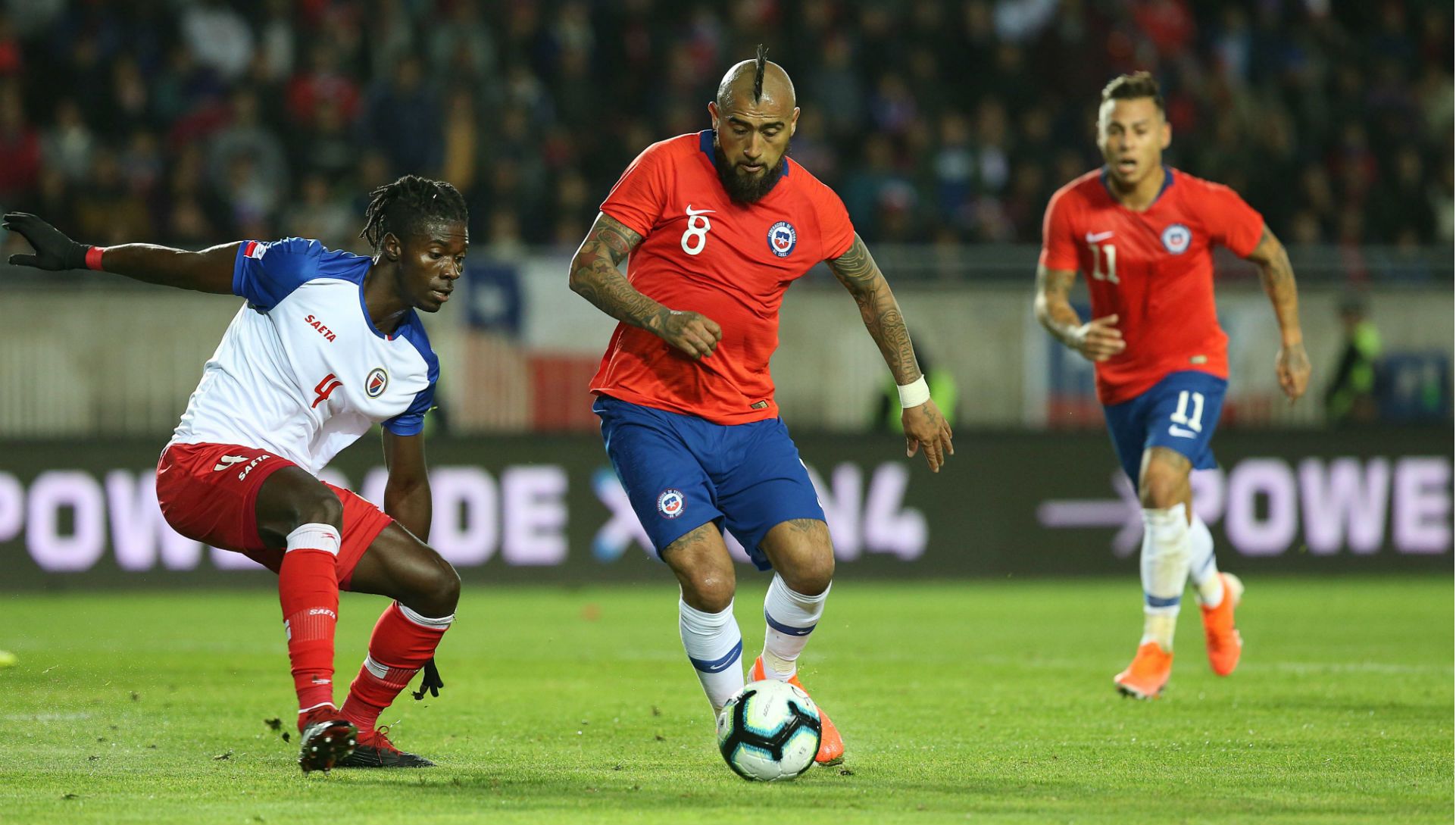060619 Chile Haití Arturo Vidal Eduardo Vargas Ricardo Ade