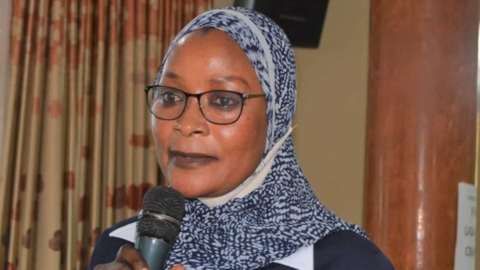 Fufa Competitions Director, Hajjati Aisha Nalule.