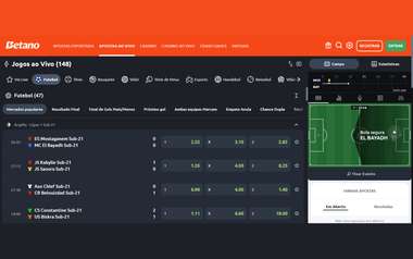 Apostas ao vivo Betano