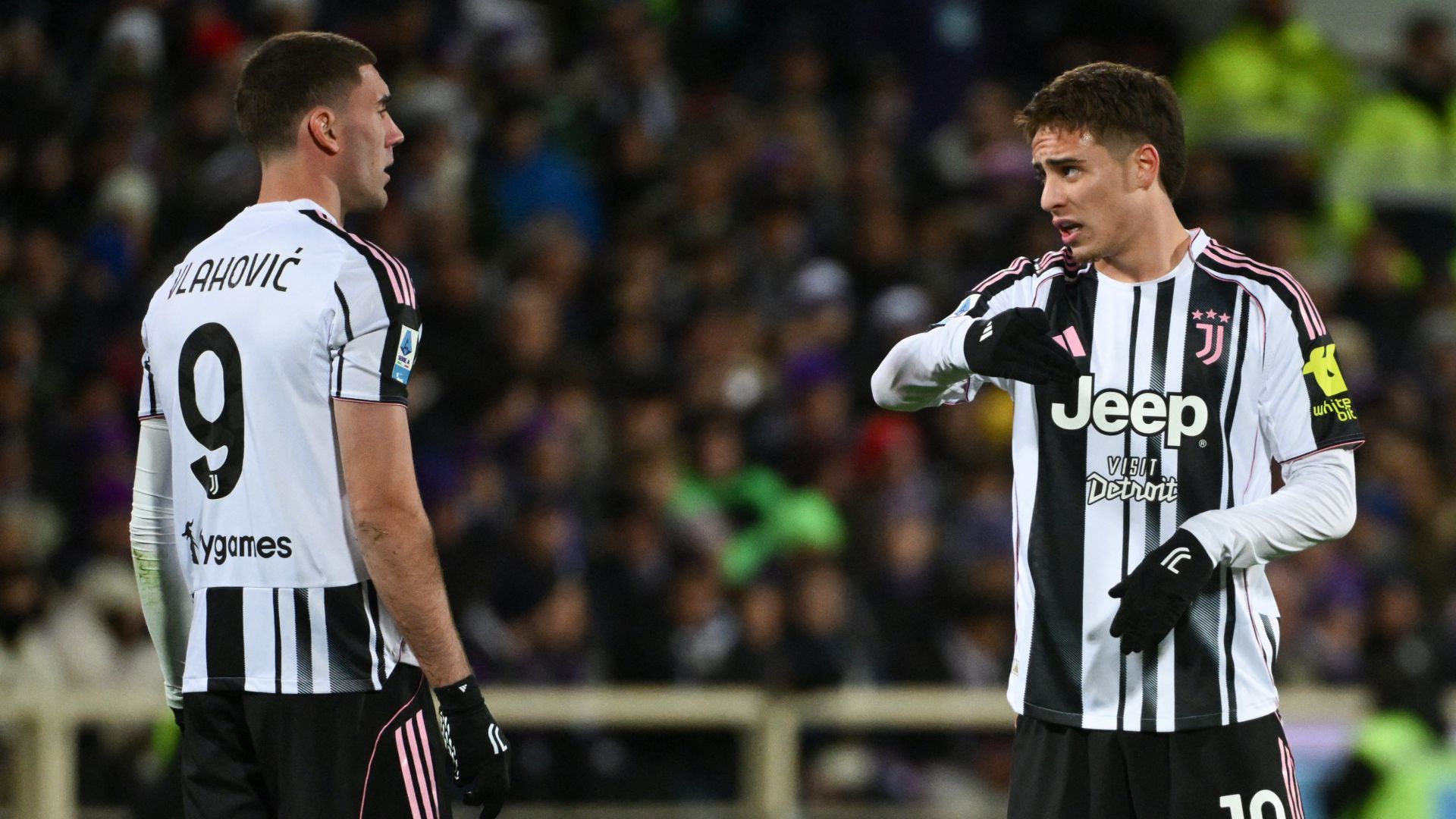 Dusan Vlahovic Kenan Yildiz Fiorentina Juventus Serie A