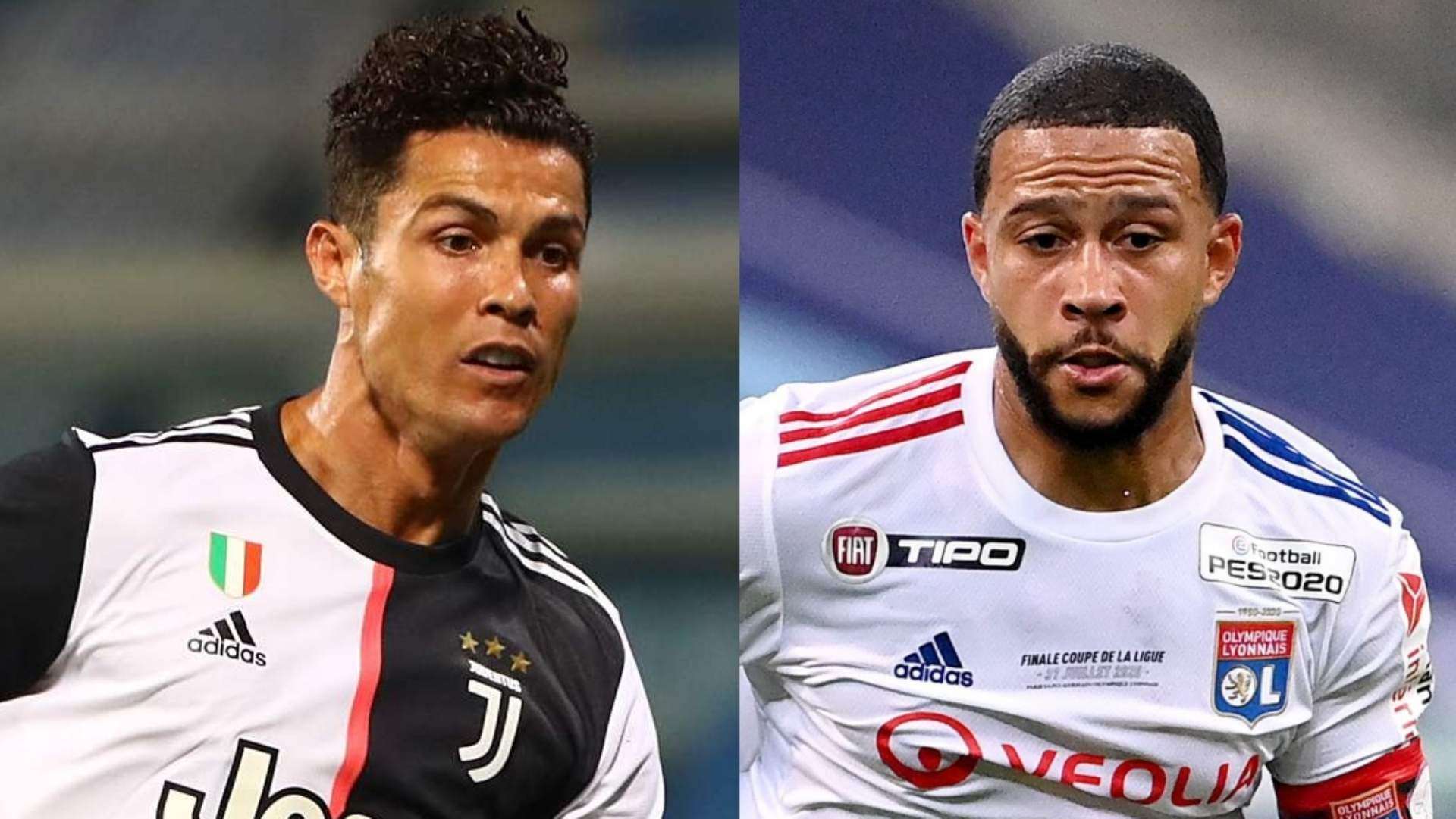 Cristiano Ronaldo Juventus Memphis Depay Lyon 2019-20