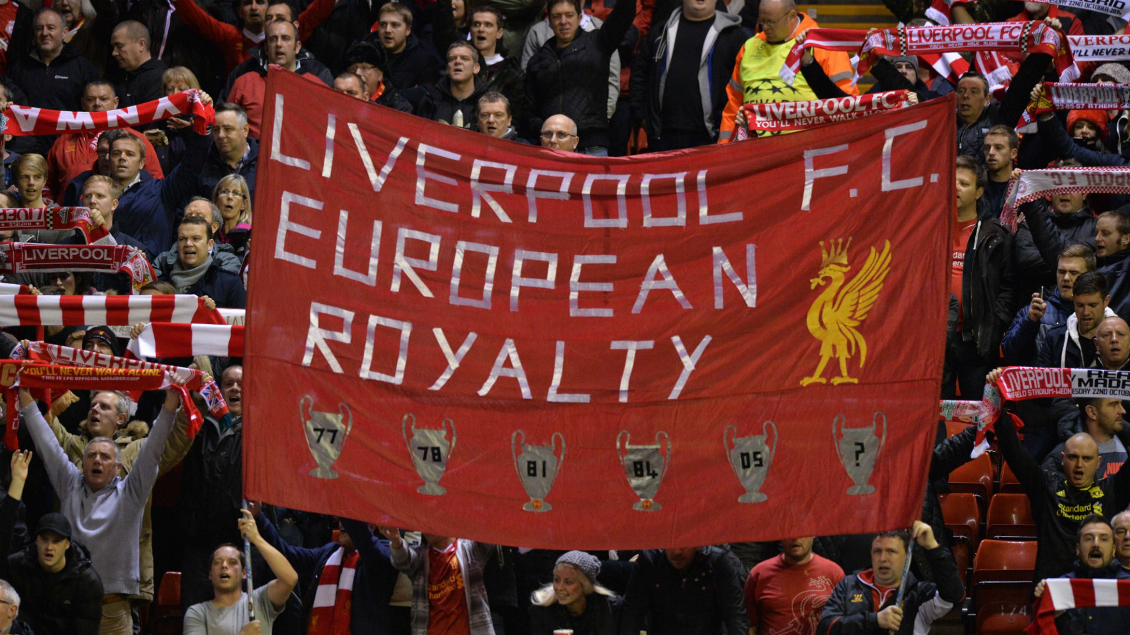 Liverpool fans UEFA Champions League 221014