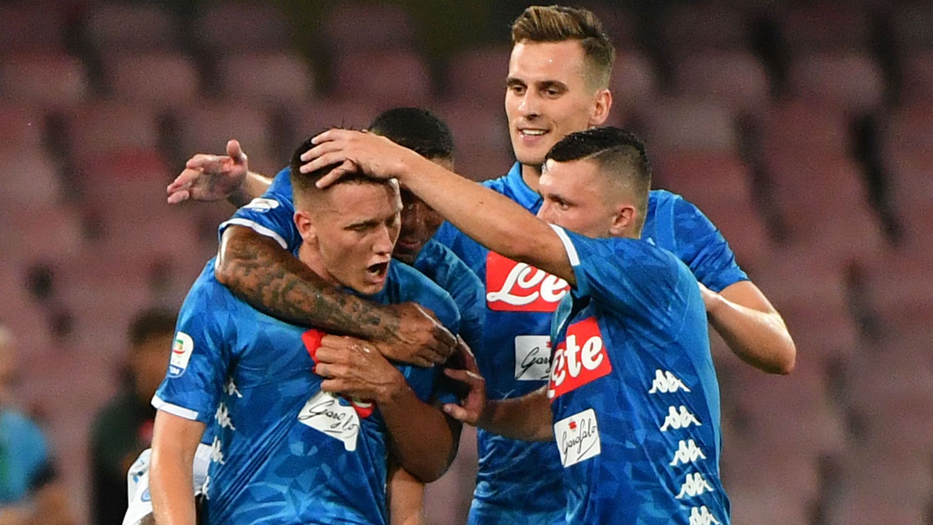 Piotr Zielinski Napoli Milan Serie A 2018