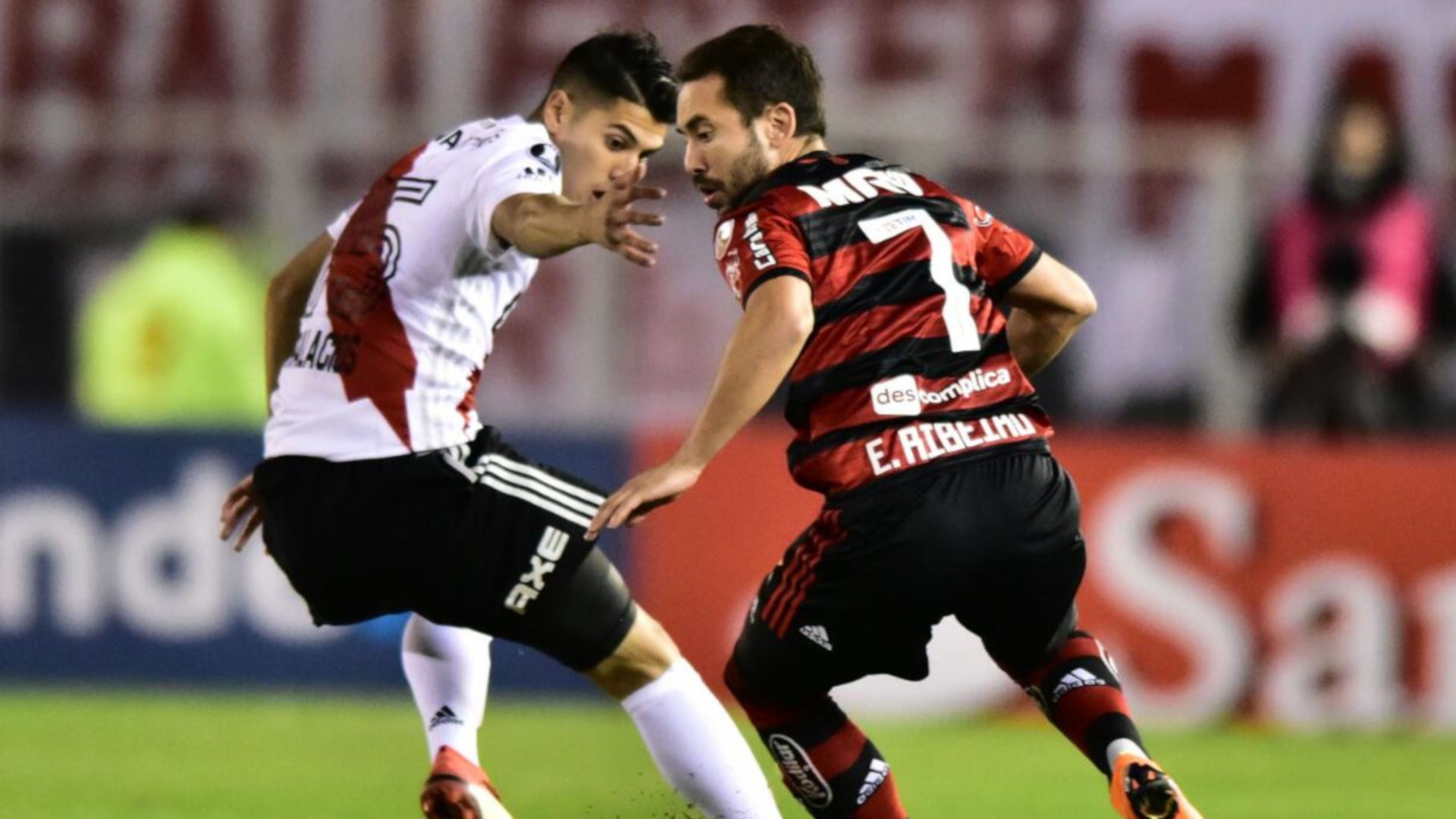 Everton Ribeiro Exequiel Palacios River Plate Flamengo Copa Libertadores 23052018
