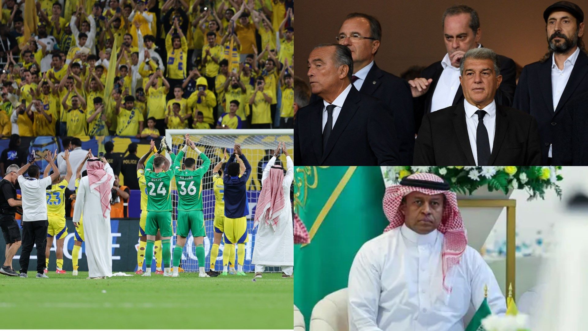 Majed Al Jamaan Al Nassr Joan Laporta Rafael Yuste