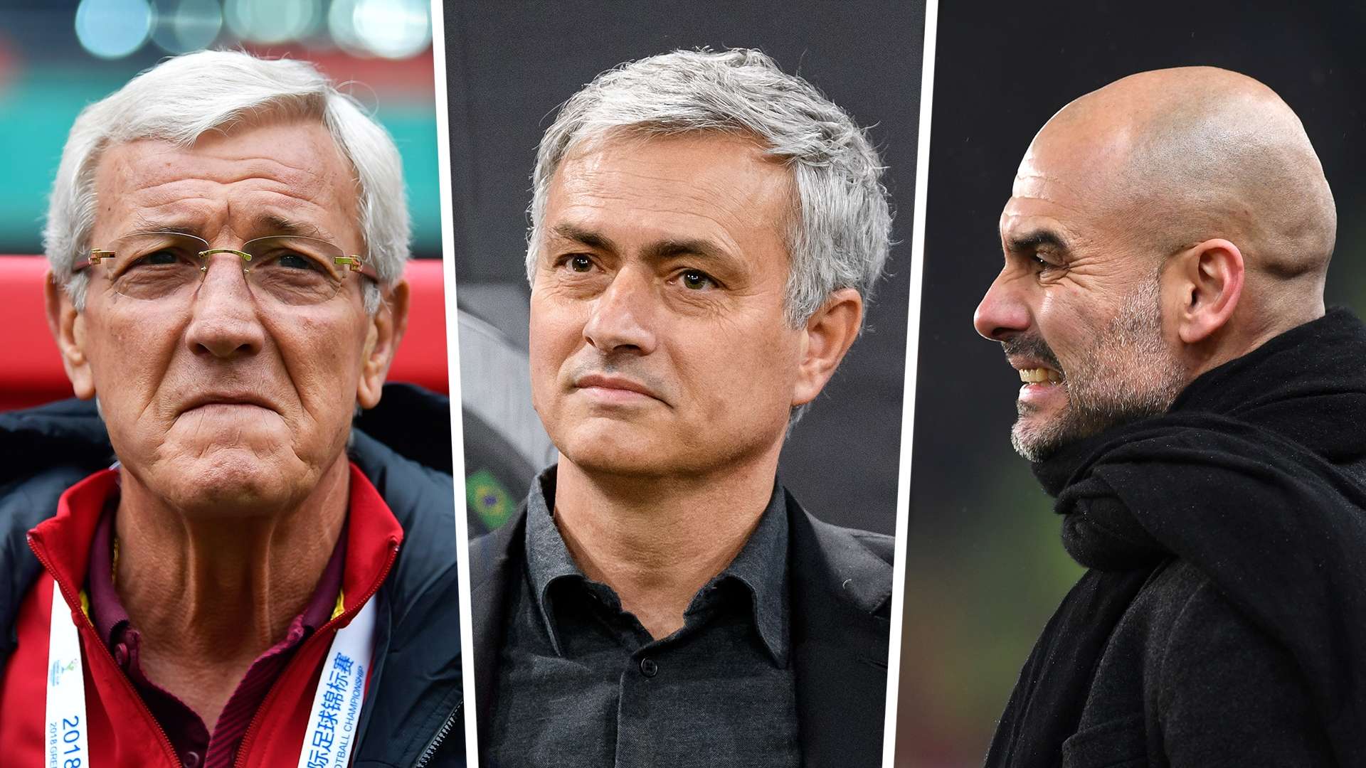 Lippi, Mourinho, Guardiola