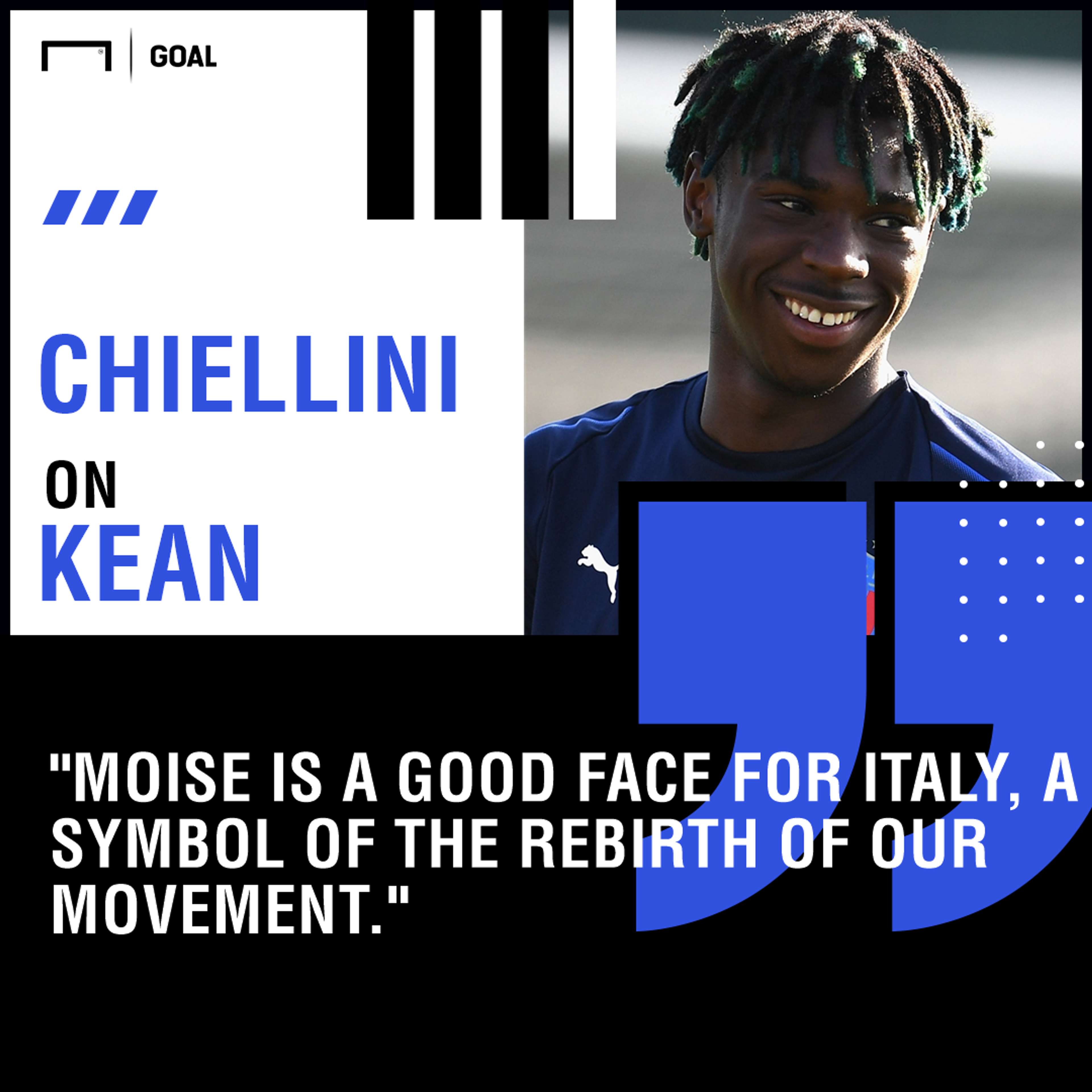 Moise Kean Chiellini Italy PS