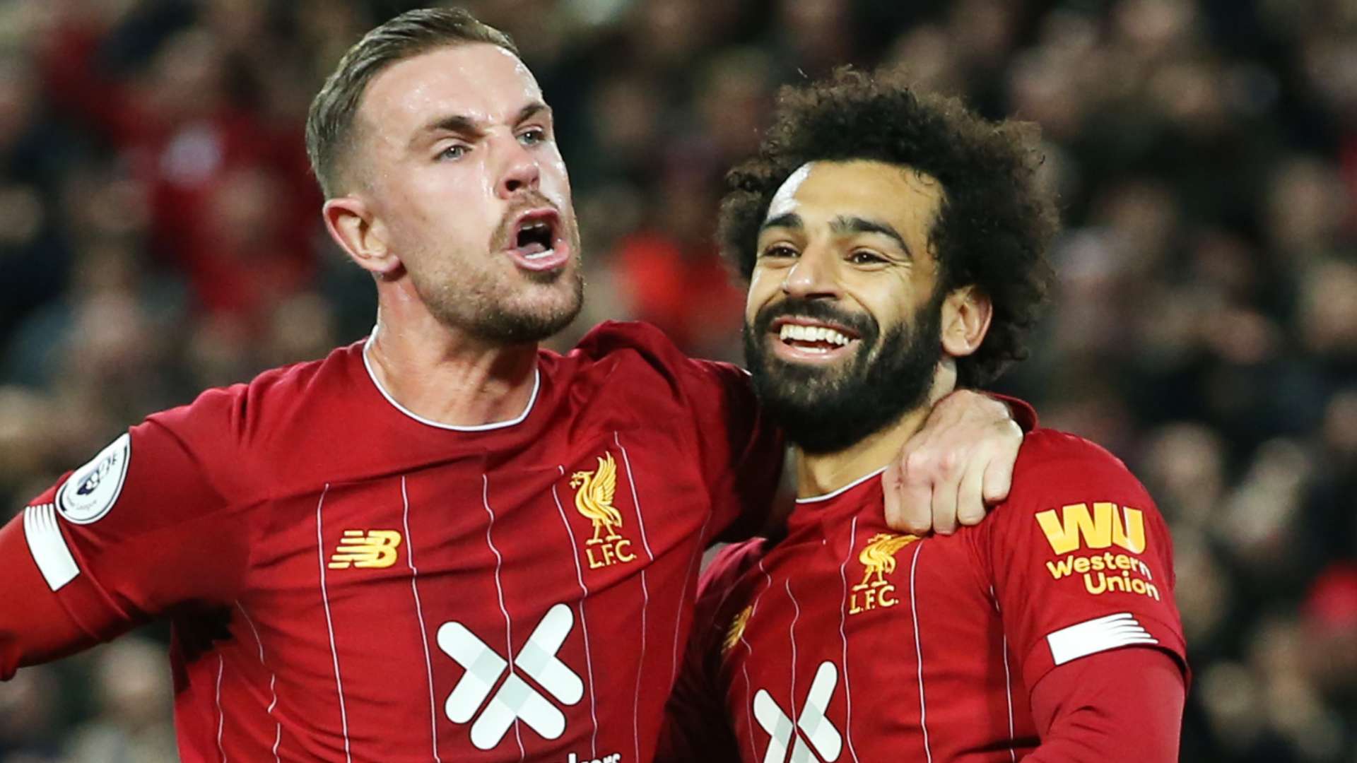 Jordan Henderson Mohamed Salah Liverpool