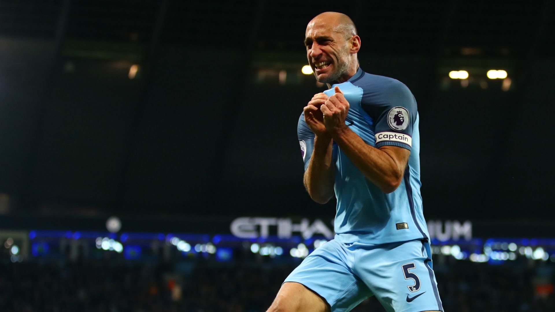 Pablo Zabaleta Manchester City Watford