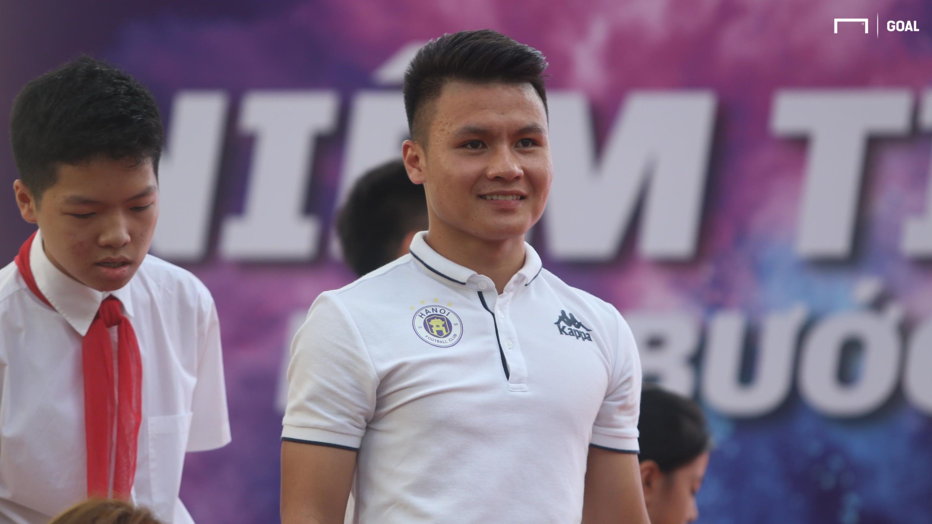 Ha Noi Football Club joining Strong Vietnam event at Nam Trung Yen School | 21 October 2019