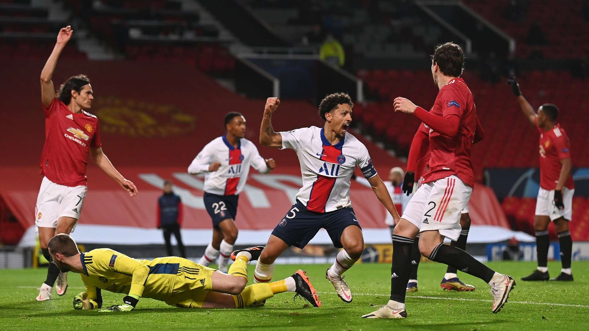 Marquinhos PSG Manchester United 2020