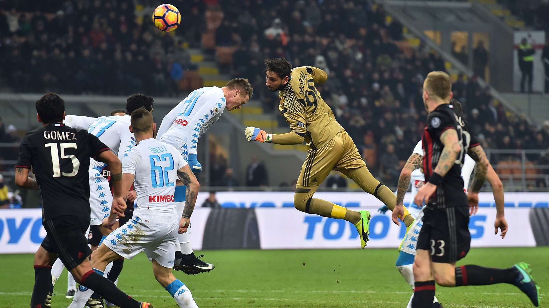 Gianluigi Donnarumma AC Milan Napoli