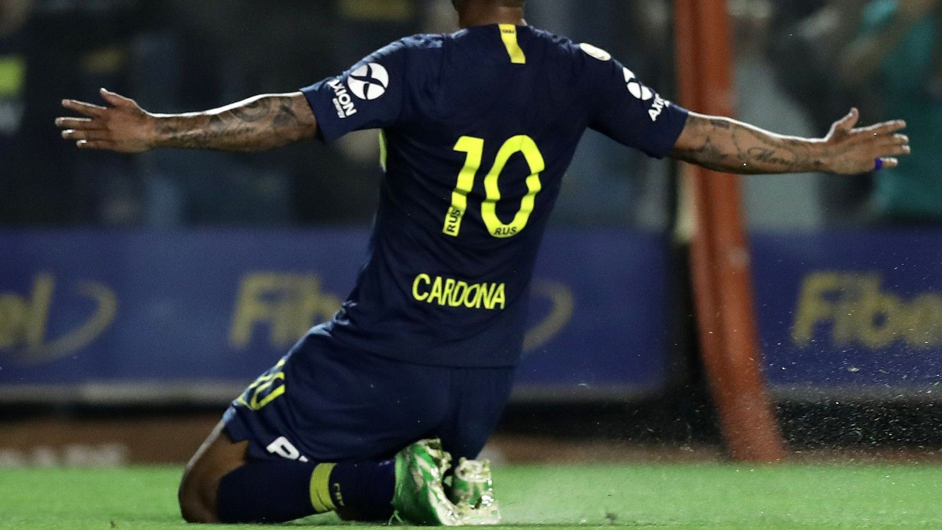 Edwin Cardona Boca Tigre Superliga Fecha 11