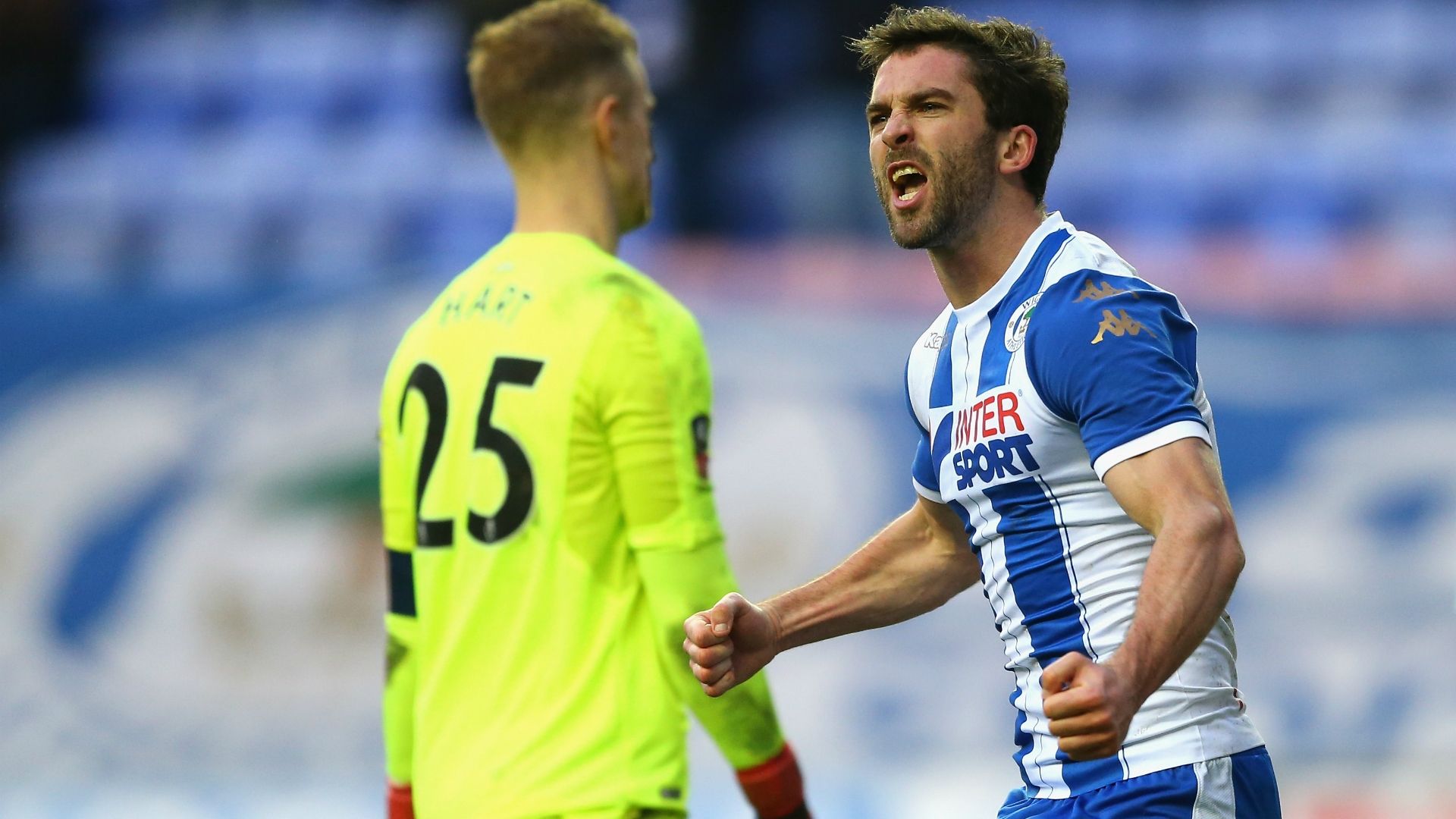 Will Grigg, Wigan Athletic - West Ham United, FA Cup 01272018