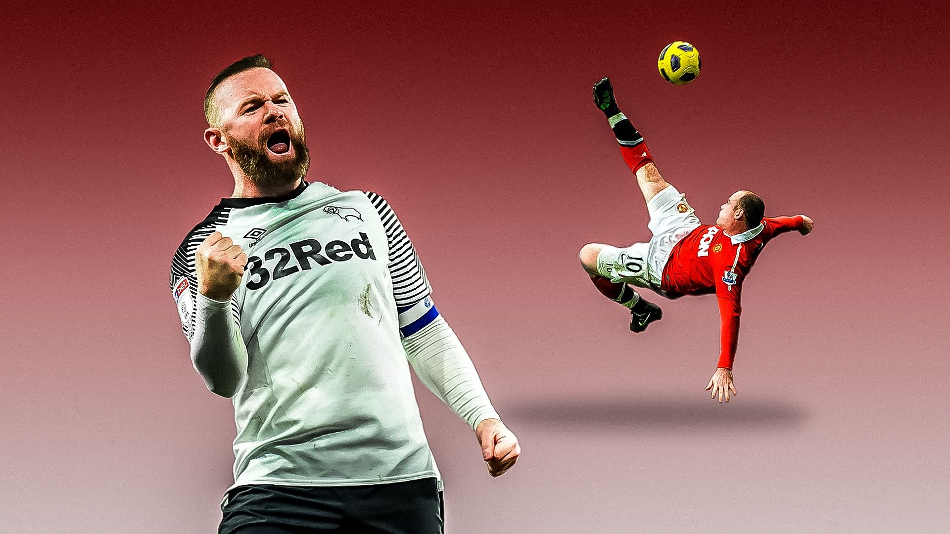 Rooney Derby County-Manchester United