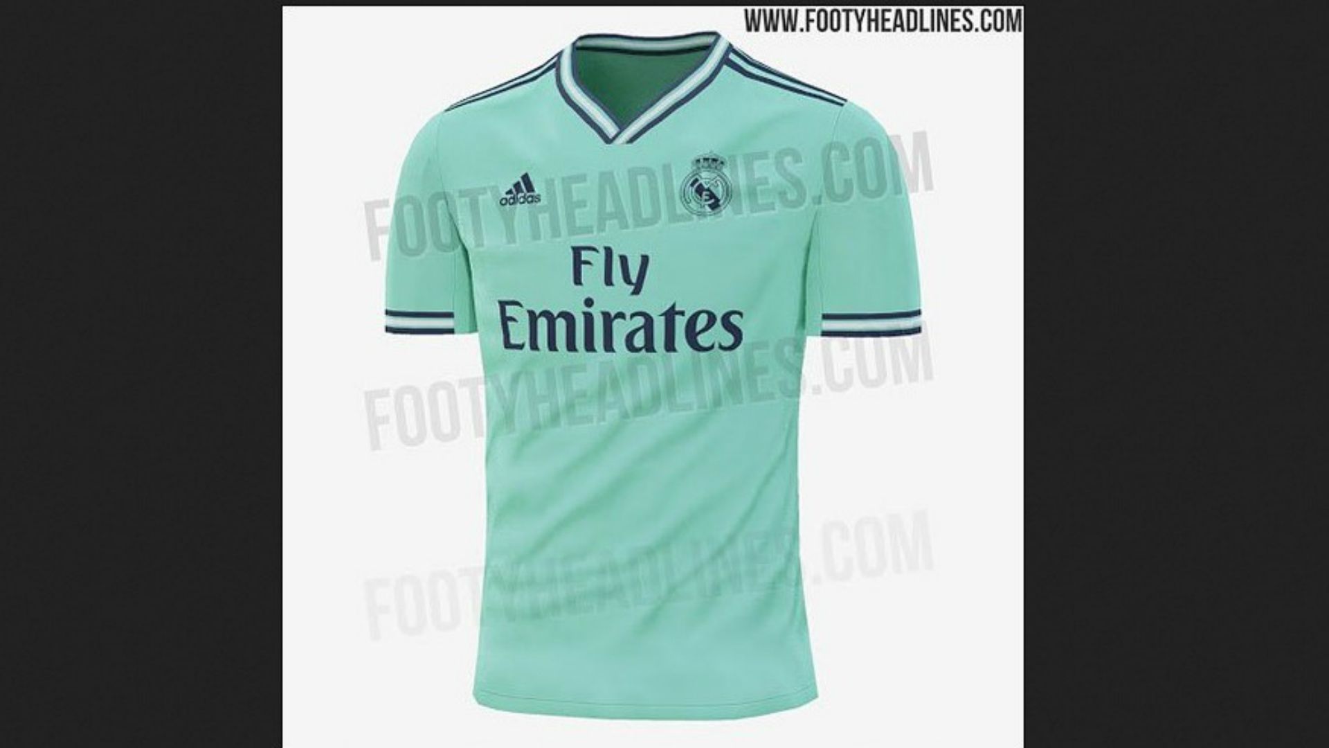 Terceira camisa Real Madrid verde 27032019