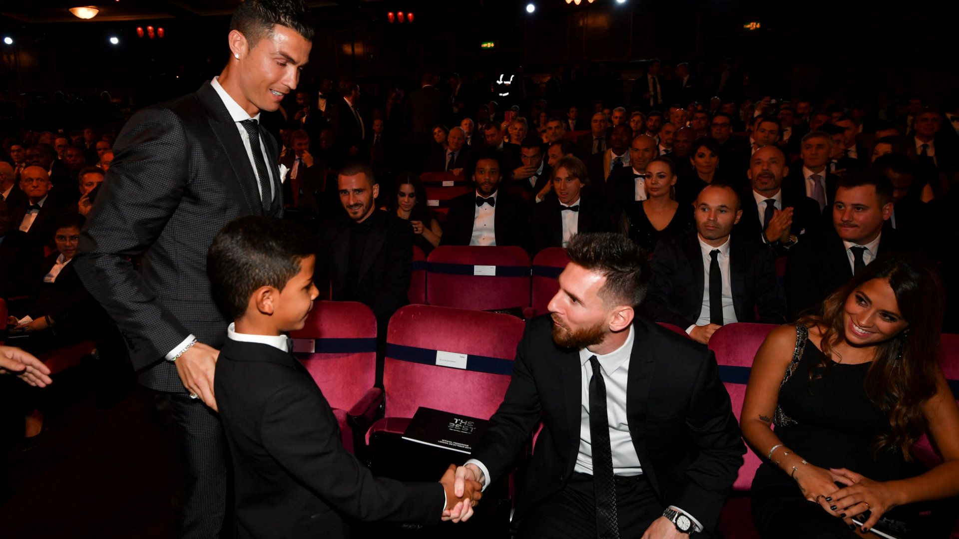 Lionel Messi Cristiano Ronaldo & Cristiano Ronaldo Jr