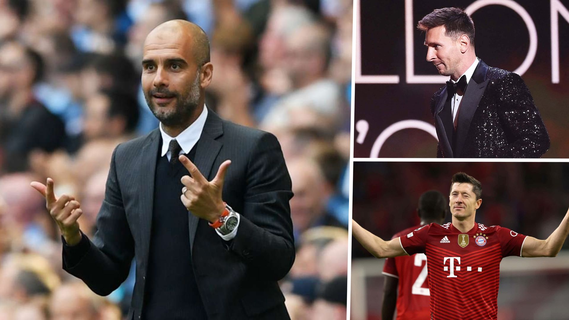 Guardiola Messi Lewandowski