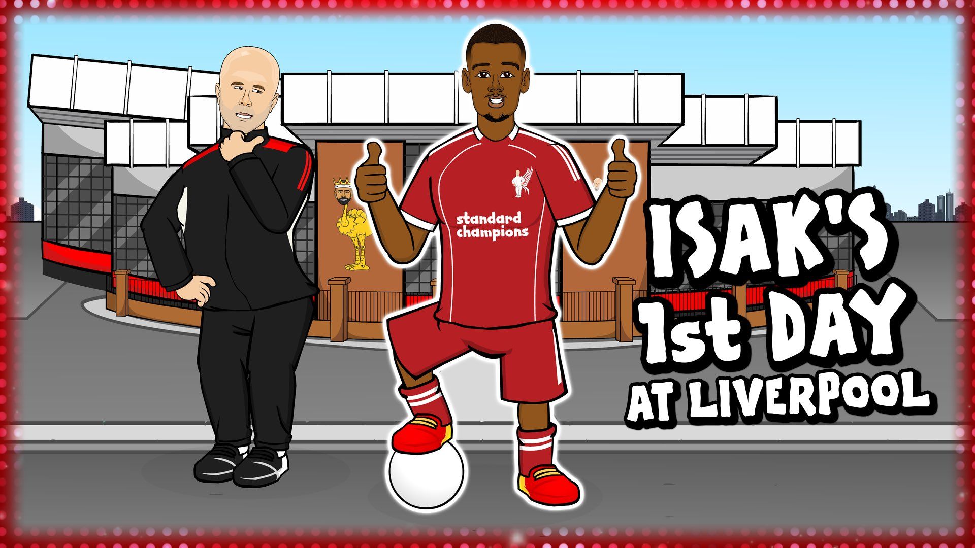 442oons Alexander Isak Liverpool first day