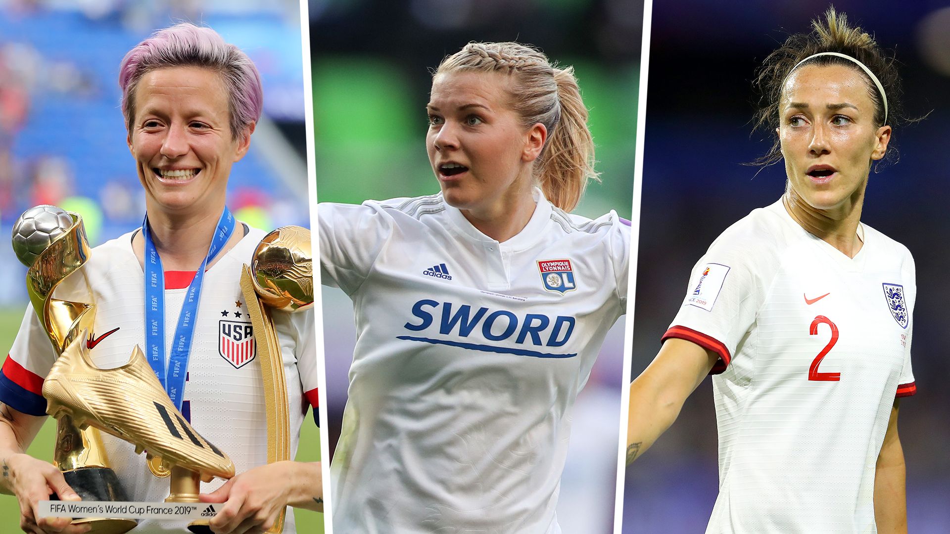 Rapinoe Hegerberg Bronze split