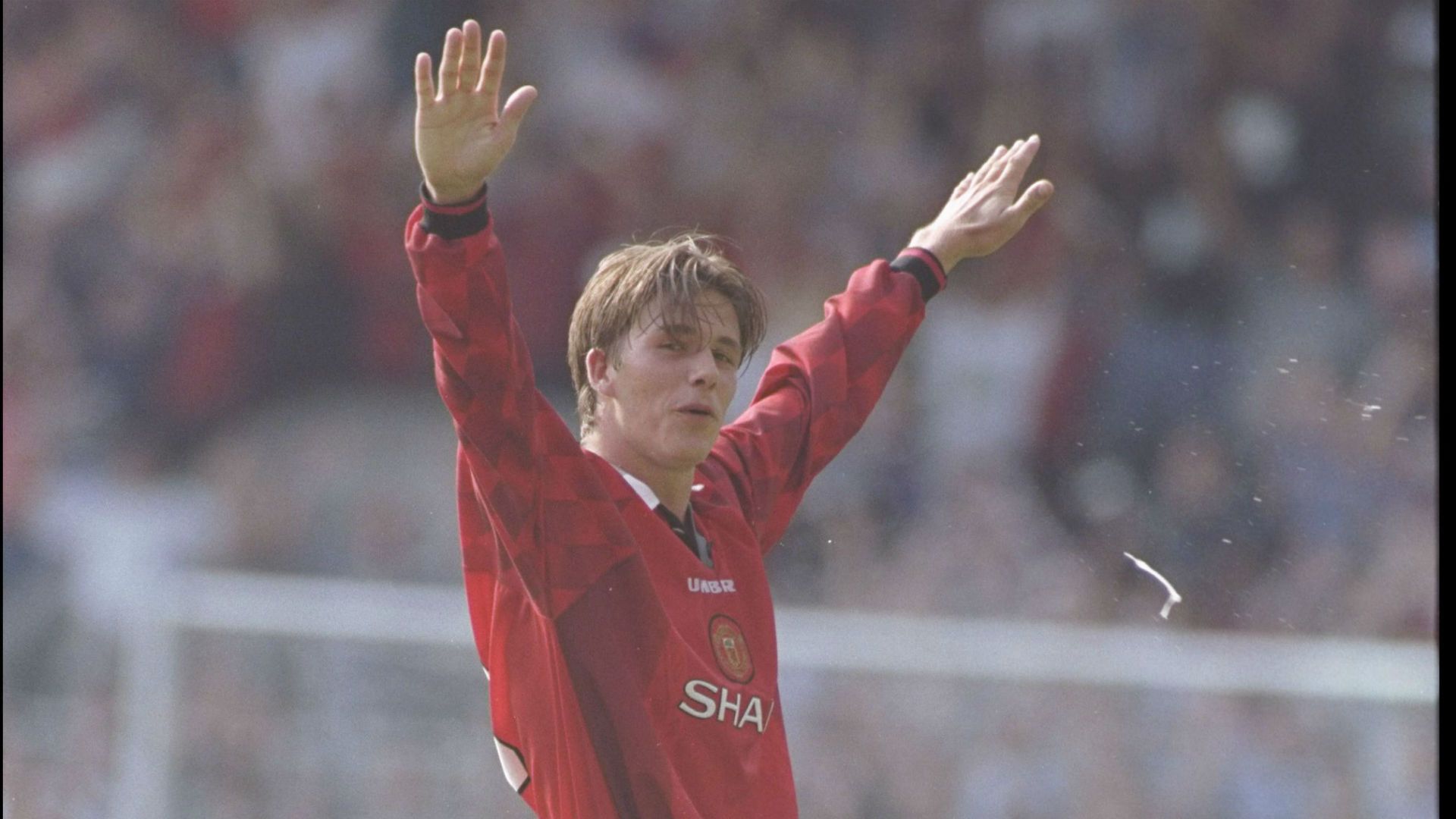 David Beckham Wimbledon v Manchester United