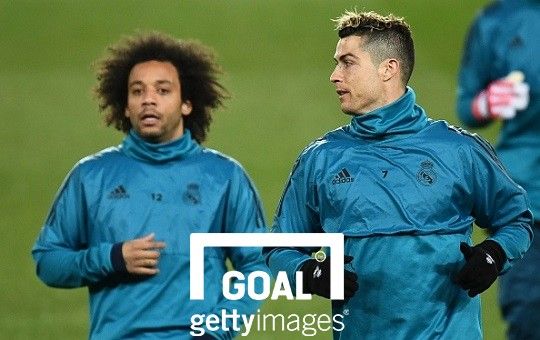 레알 마드리드 전 동료 호날두(우)와 마르셀루(좌). 사진=게티이미지