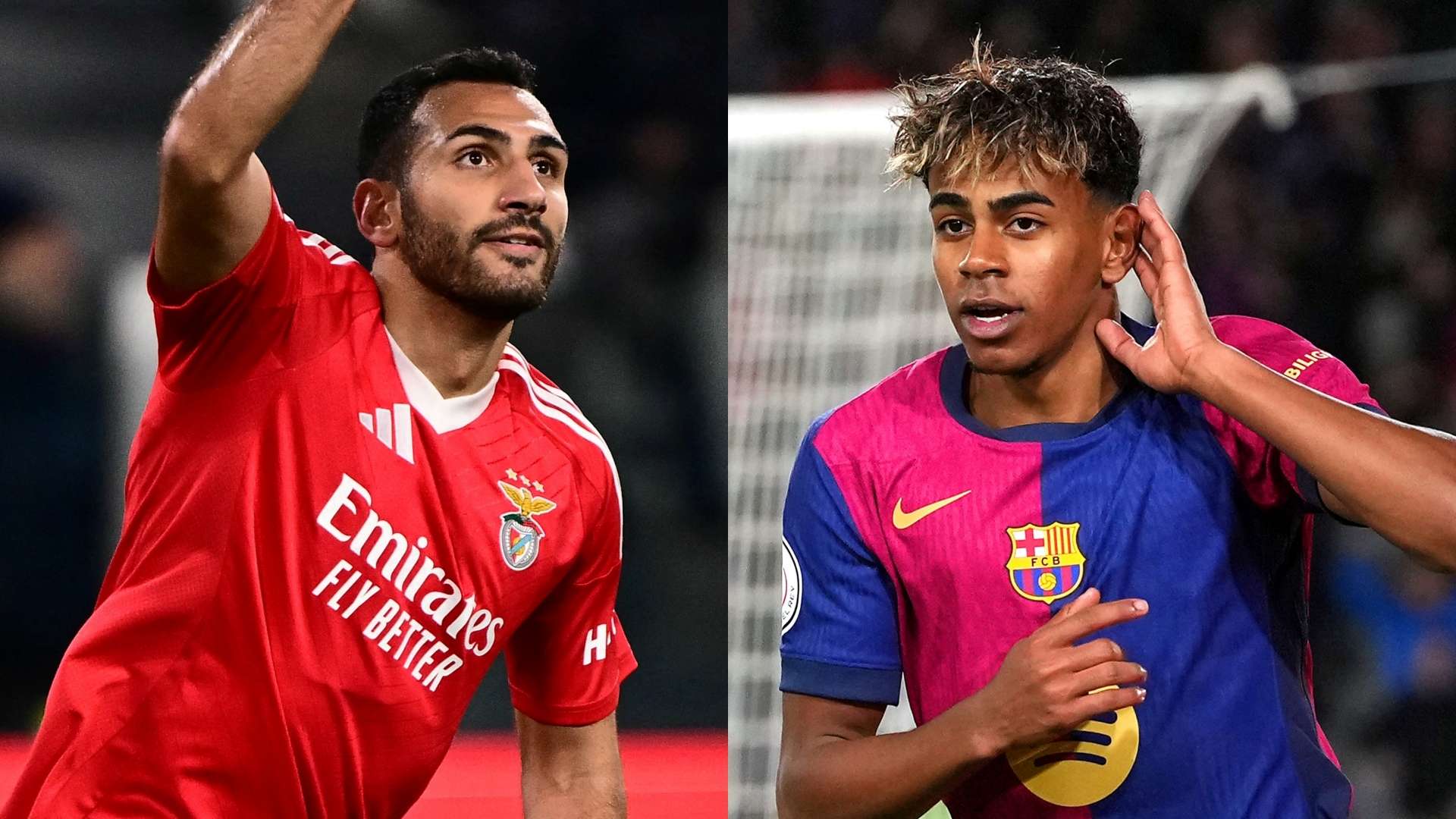 Vangelis Pavlidis Benfica Lamine Yamal Barcelona