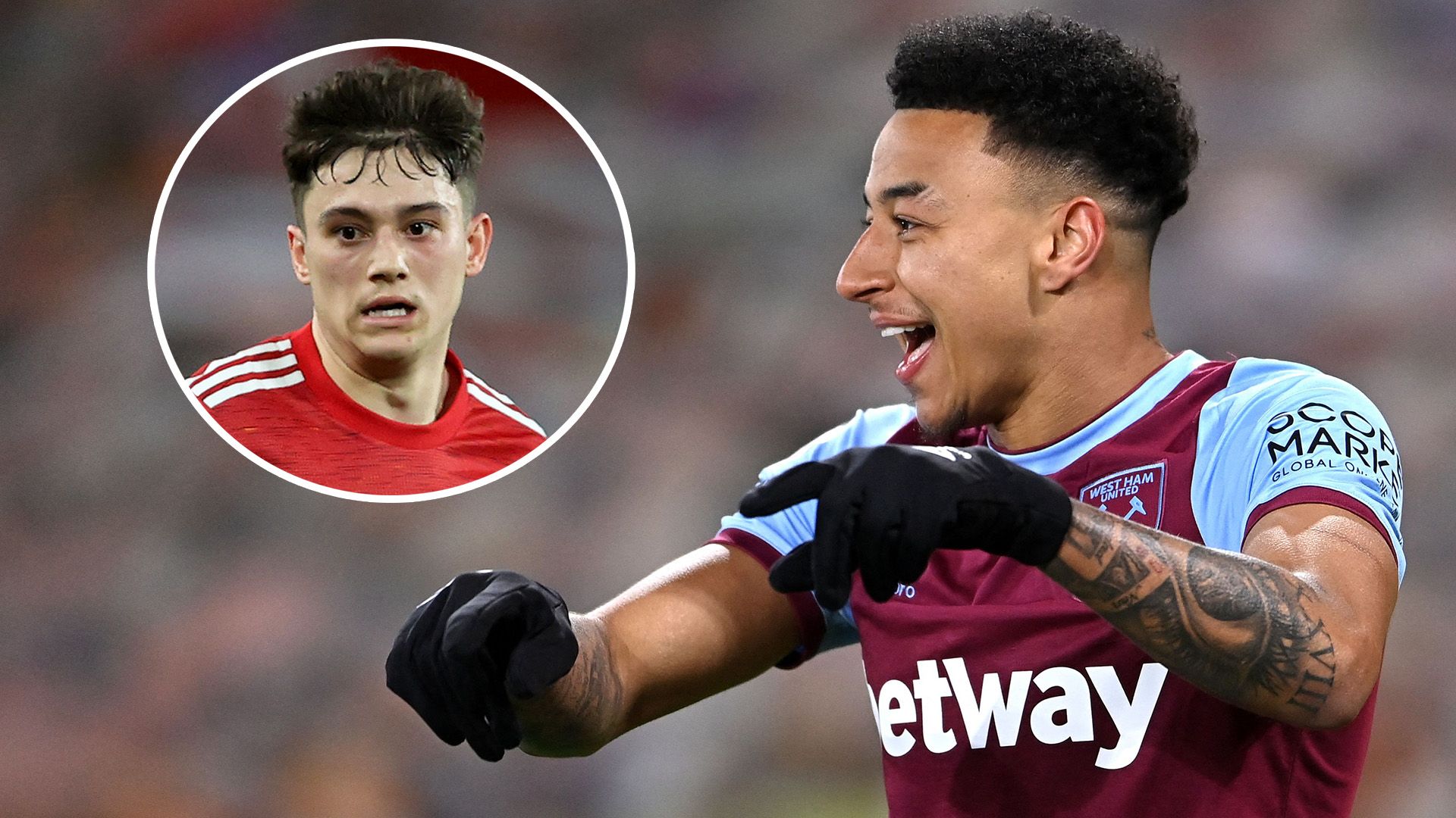Jesse Lingard Daniel James West Ham Man Utd 2020-21