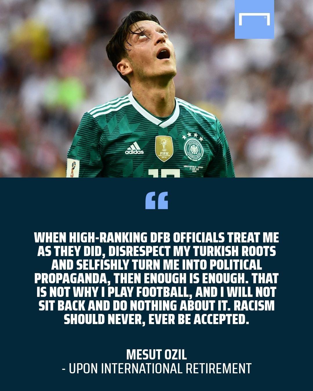 Mesut Ozil quote GFX