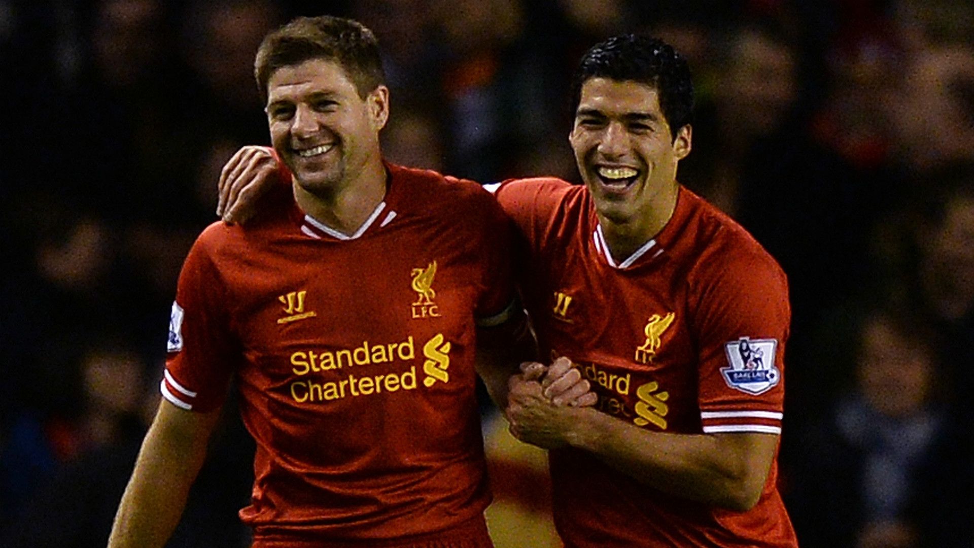 Steven Gerrard Luis Suarez Liverpool