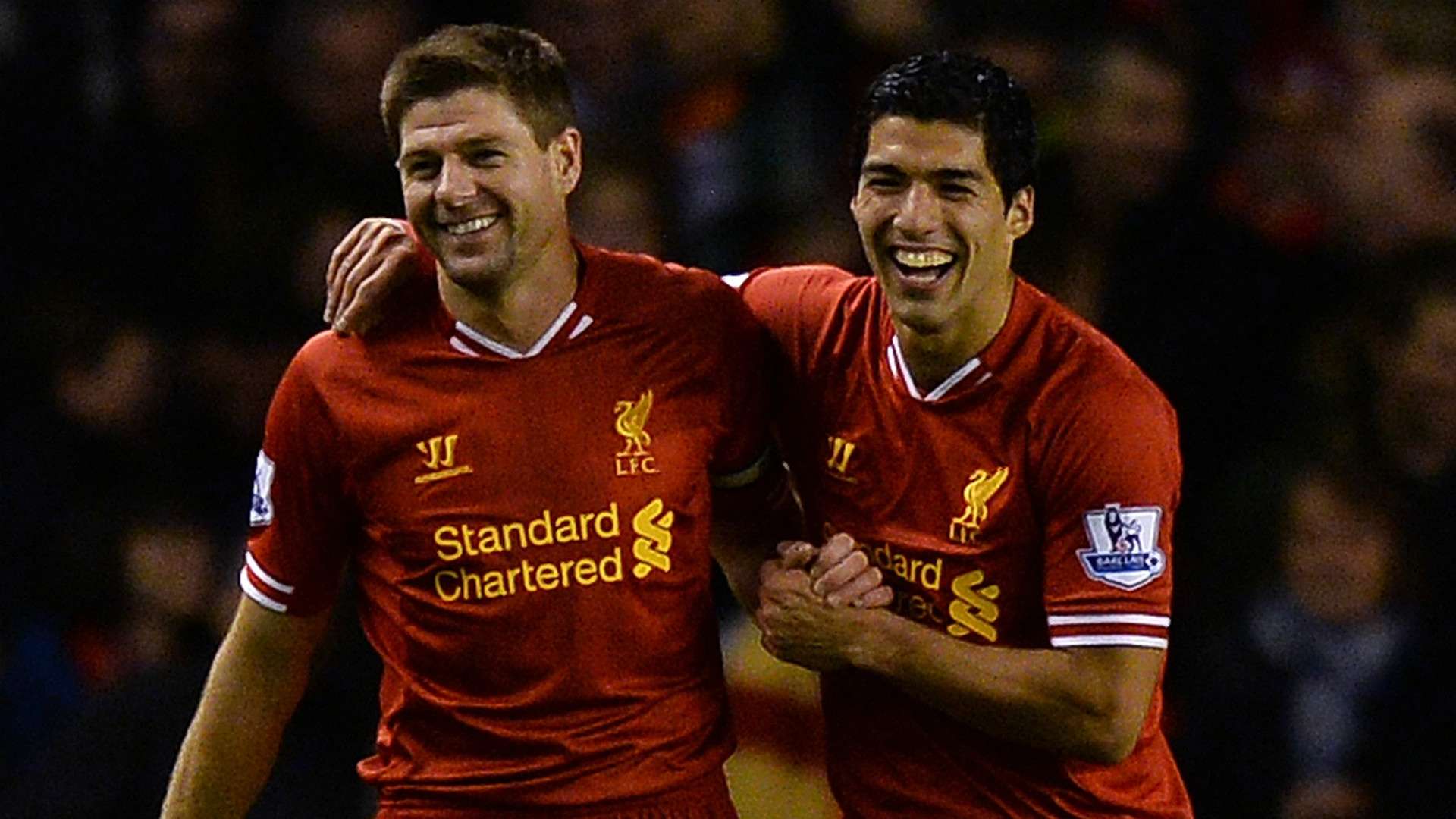 Steven Gerrard Luis Suarez Liverpool