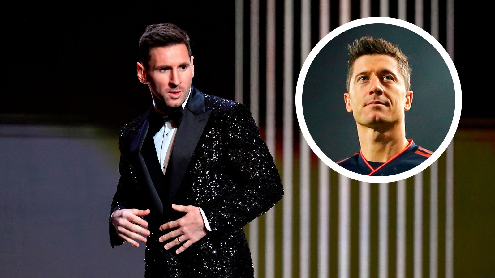 Messi Lewandowski GFX