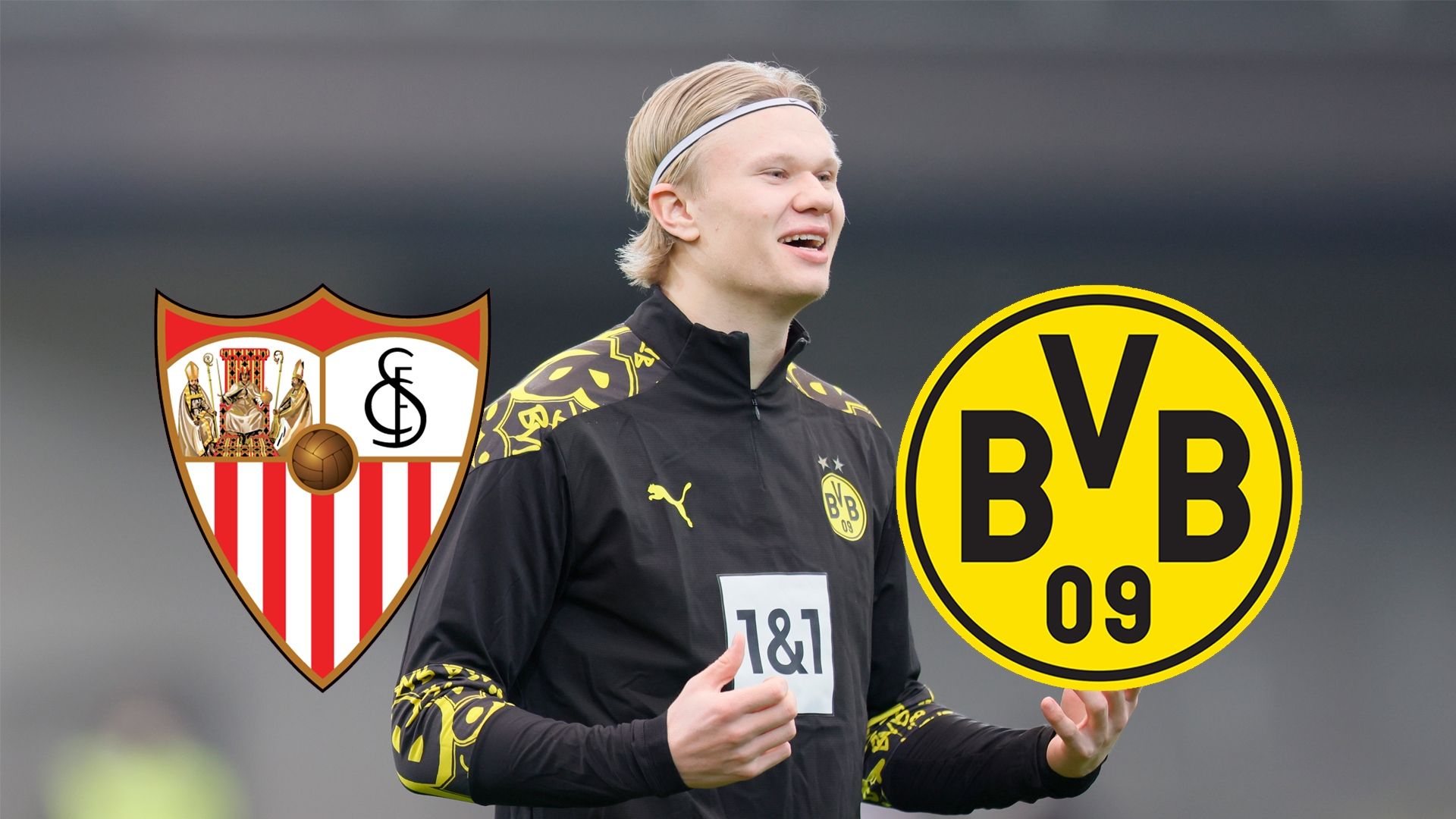 Header GettyImages Sevilla FC BVB Borussia Dortmund erling braut haaland champions league 2020 2021 wer zeigt / überträgt tv live-stream live highlights ticker aufstellungen