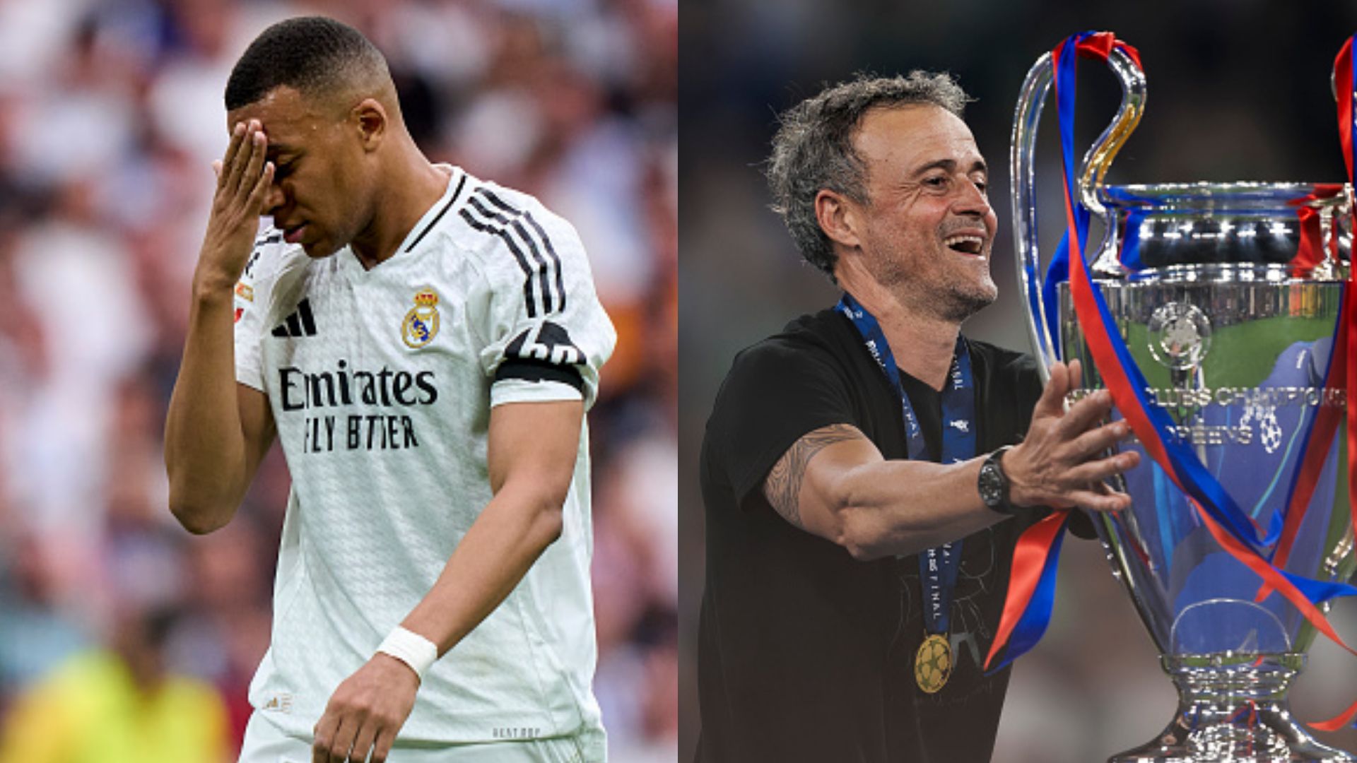 Kylian Mbappe Luis Enrique PSG 2025