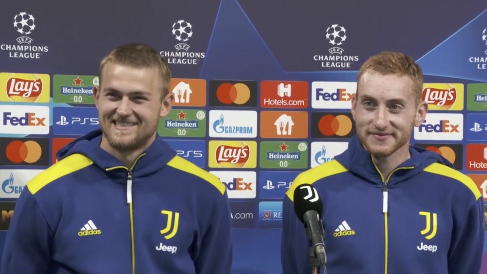 Matthijs de Ligt Dejan Kulusevski Juventus