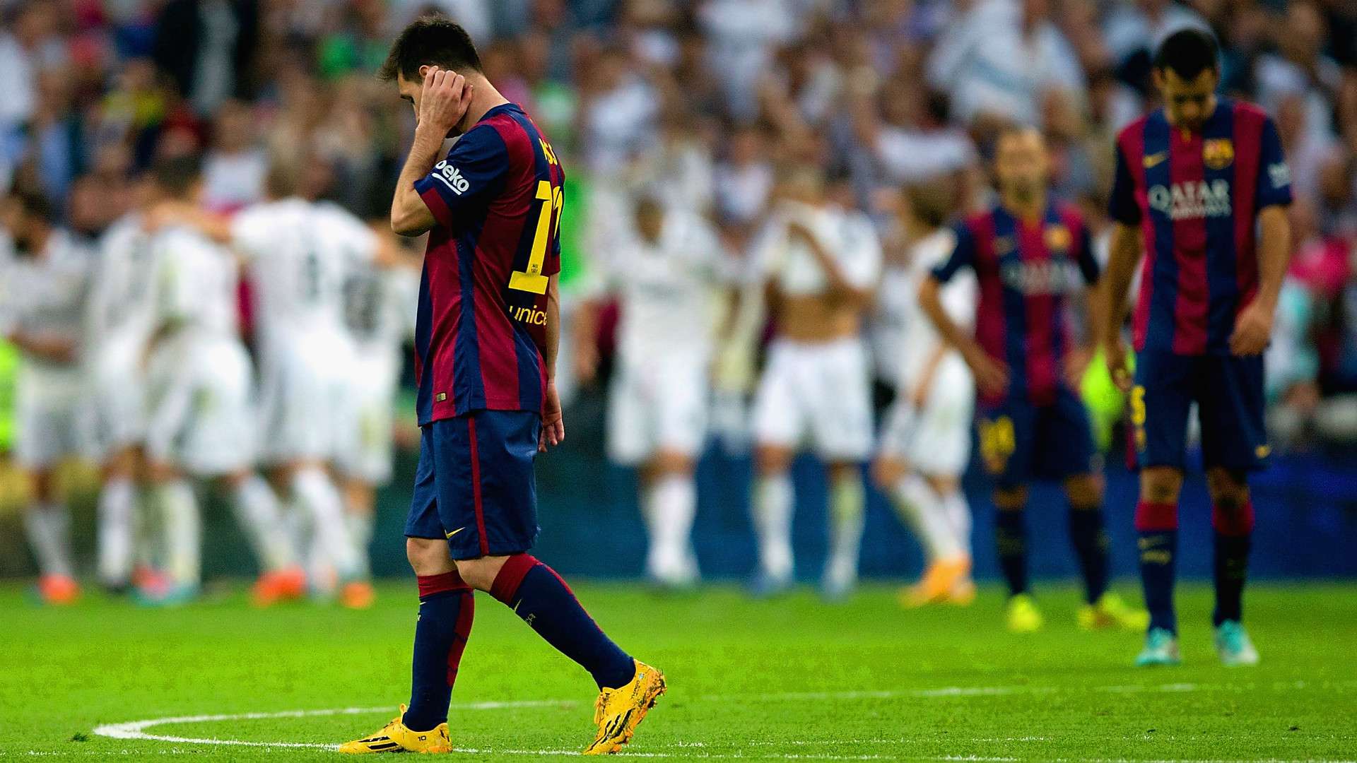 Lionel Messi Real Madrid Barcelona Clasico La Liga 251014