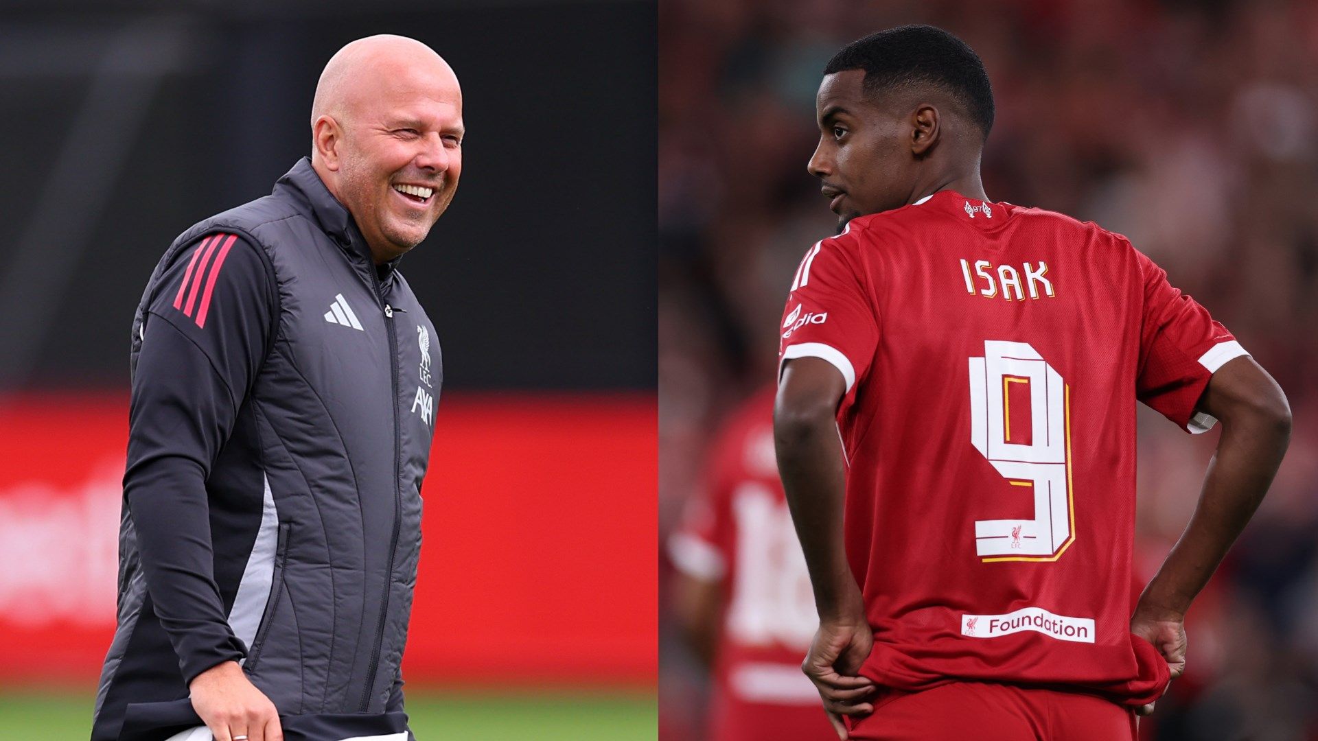 Alexander Isak Arne Slot Liverpool