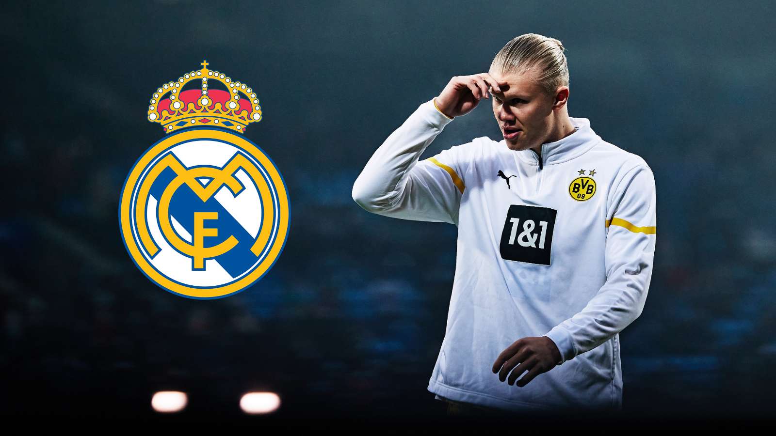 Real Madrid, Erling Haaland GFX