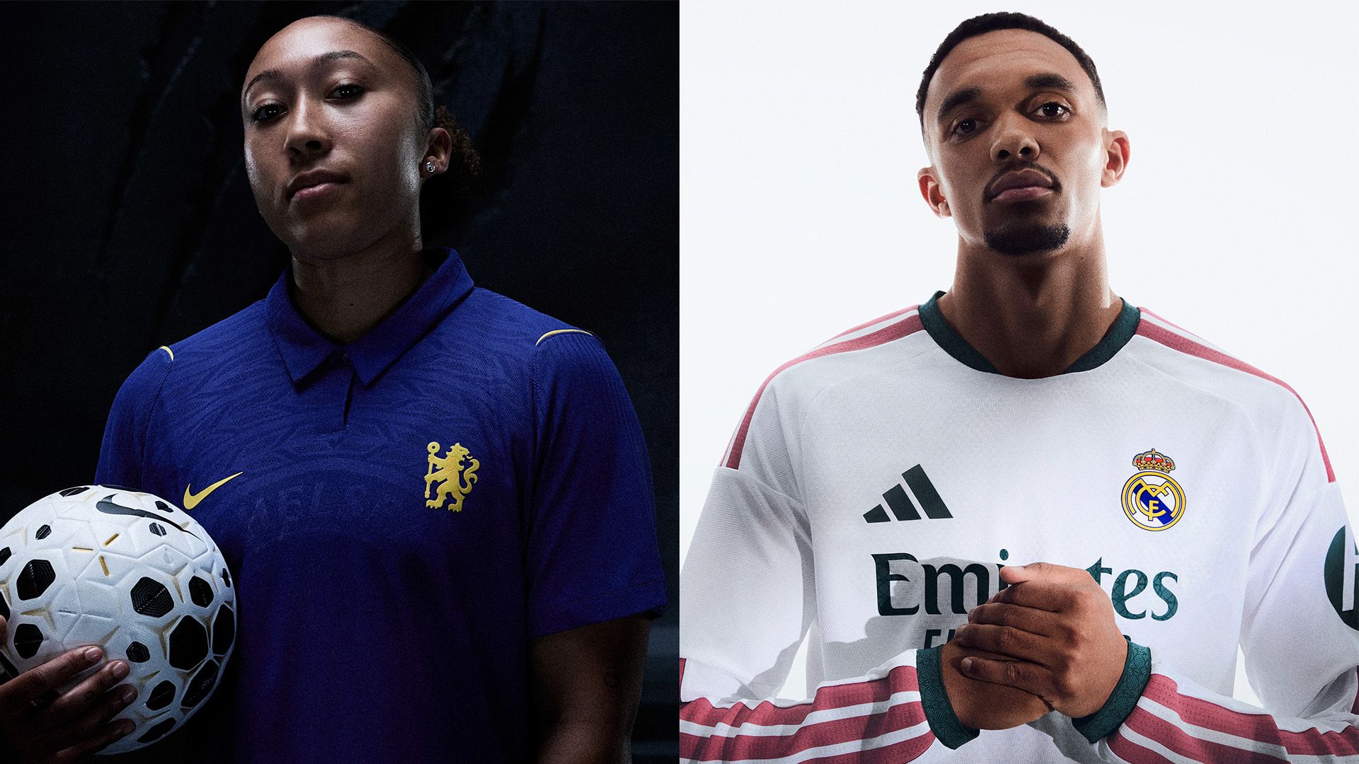 Chelsea / Real Madrid kits 