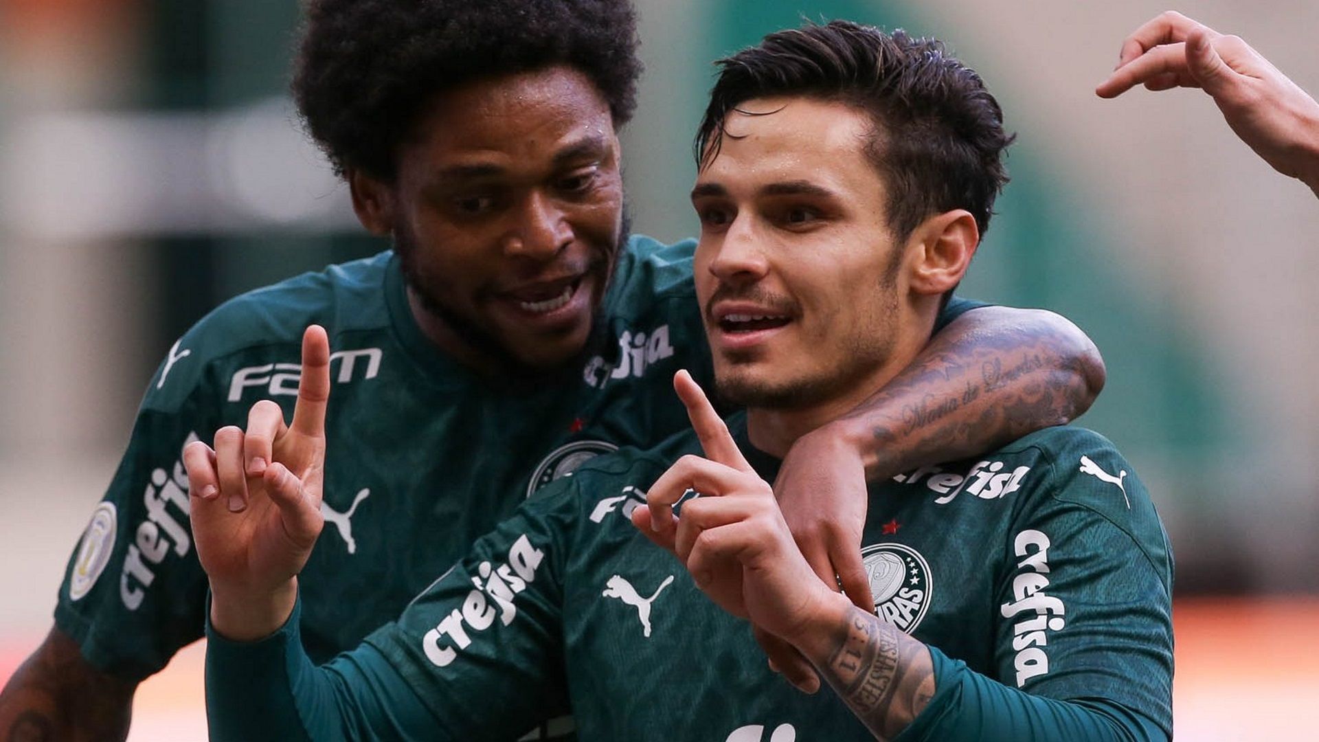 Luiz Adriano Raphael Veiga Palmeiras Atlético-MG Brasileirão 02 11 2020