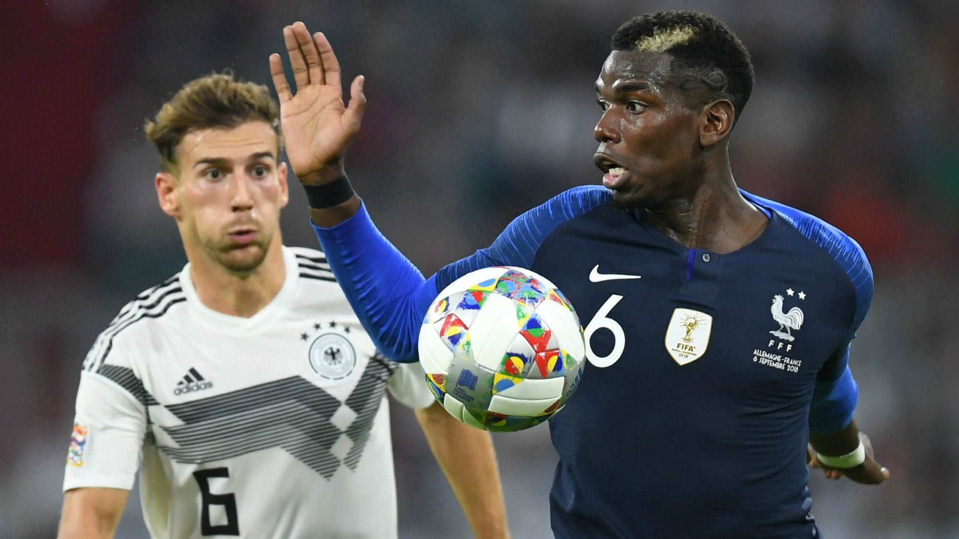 LEON GORETZKA GERMANY PAUL POGBA FRANCE NATIONS LEAGUE 06092018