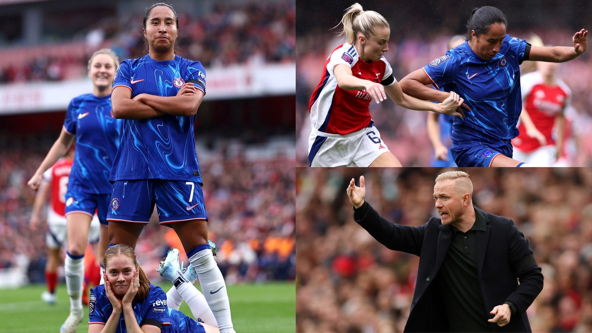 Chelsea women Arsenal women WSL 2024-25