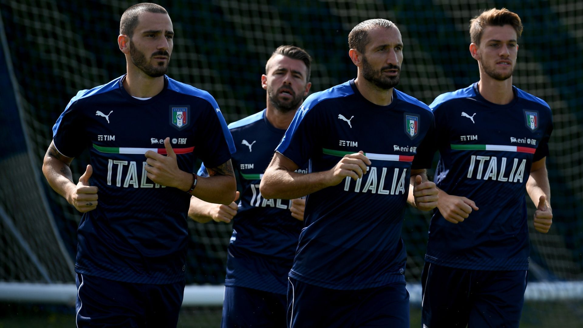 Bonucci, Barzagli, Chiellini, Rugani - Italy