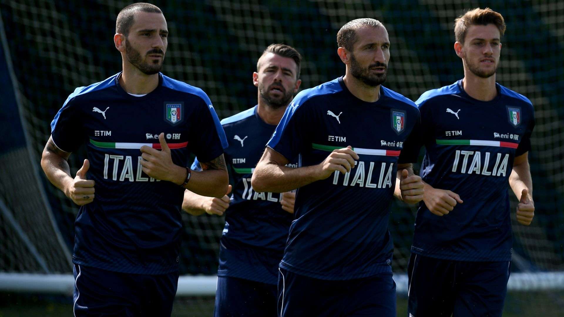 Bonucci, Barzagli, Chiellini, Rugani - Italy