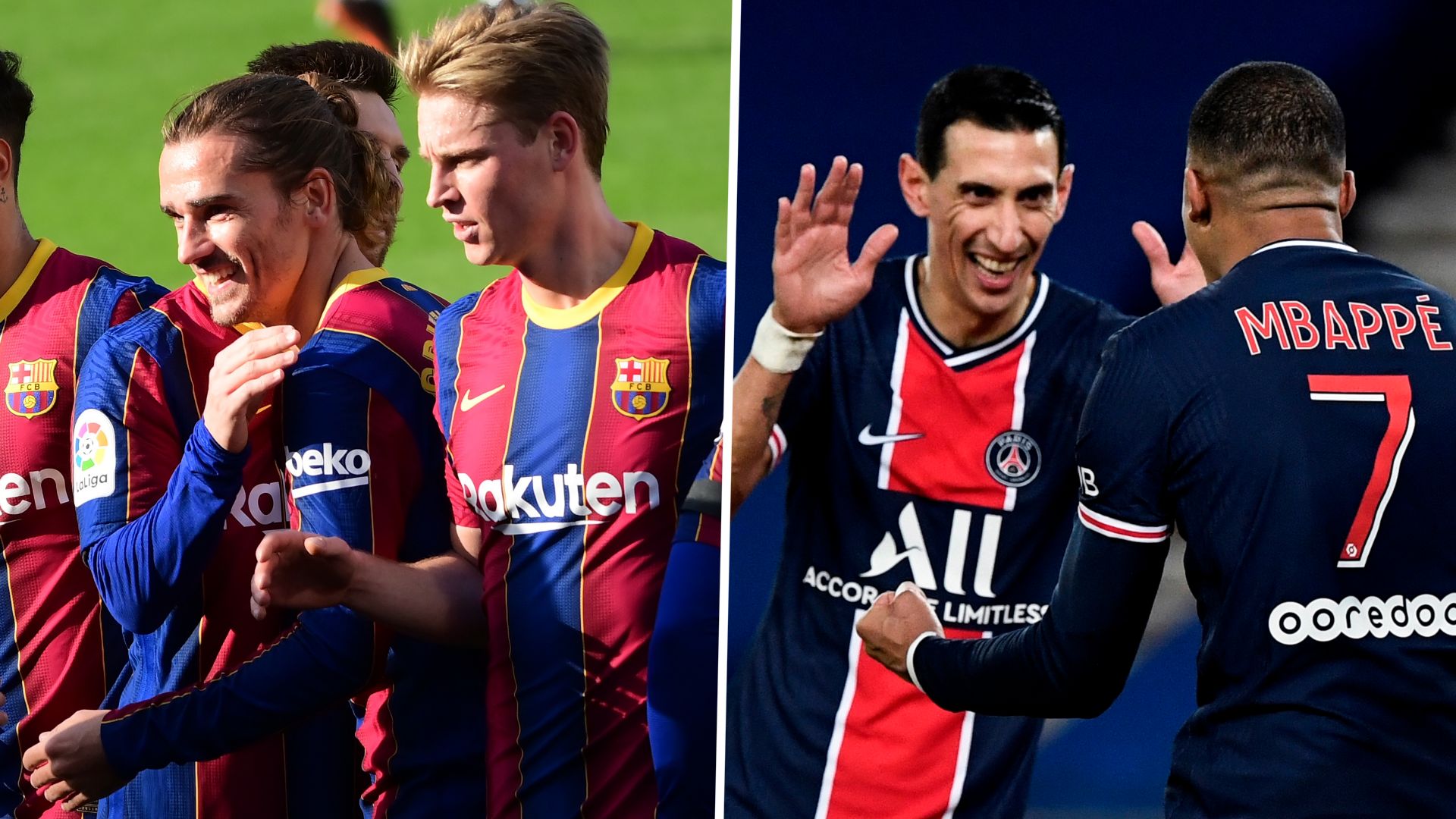 Barcelona PSG 2020-21