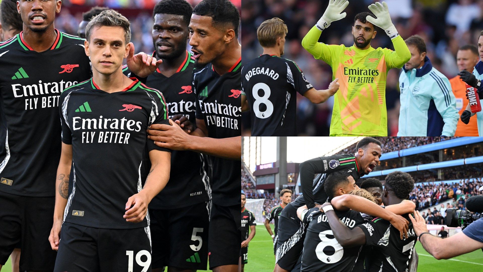 Arsenals Brilliant Win Over Aston Villa Trossard Shines Raya Stands Tall